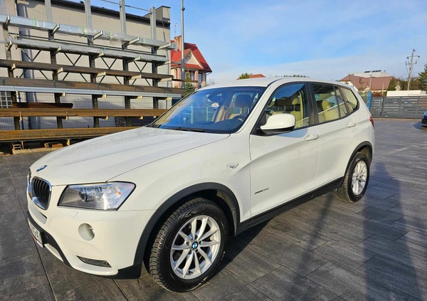 BMW X3 cena 55900 przebieg: 254930, rok produkcji 2013 z Ciechocinek małe 79